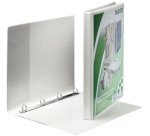 Classeur de présentation à anneaux, format A4+, blanc,