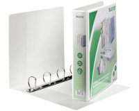 Presentatiemap met 4 D-ringen, A4-formaat, rug: 77 mm, wit