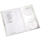 Leitz-Folio 4761 11-fach gelocht PP 0,12 mm mit CD-Hülle