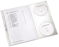 Pochette perforée avec rabat Leitz A4 polypropylène grainé - Boîte de 5