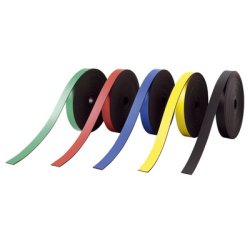 Magneetband, (B)10 mm x (L)5 m, zwart