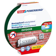 Adhésif de montage Powerbond OUTDOOR, 19 mm x 5 m