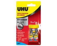 Colle instantanée MINIS GEL, 3 tubes de 1 g