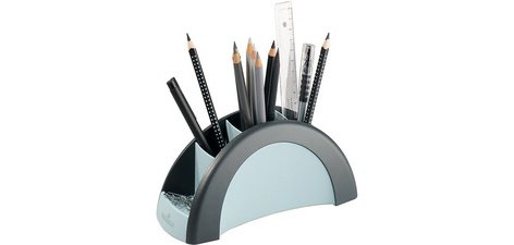 Pot à crayons PEN HOLDER VEGAS, noir/argent