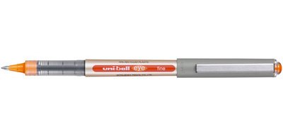 Roller uniball eye plastique recycle encre liquide         ecriture moyenne pointe metal coloris pourpre