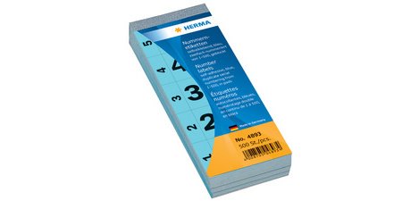 labels numbers, sticker, 28 x 56 mm