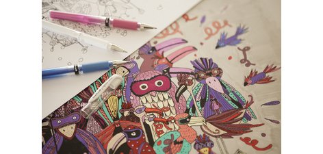 Stylo roller à encre gel SIGNO broad UM153