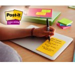 Bloc-note super sticky Meeting Notes, 152 x 101 mm
