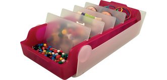 Boîte à fiches éducatives 'the beebox' A7, bleu