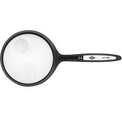 Loupe avec manche, ronde, diamètre: 74 mm