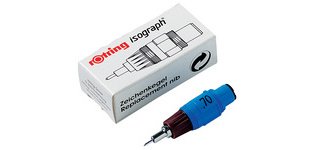 Pointe de rechange pour isograph 0,25 mm