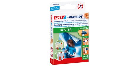 Powerstrips POSTER, maintien maximal 0,2 kg