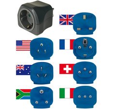 Jeu de fiches secteur avec 7 prises