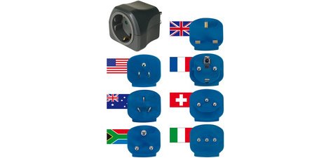 Jeu de fiches secteur avec 7 prises