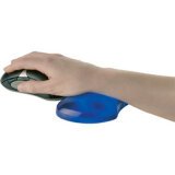 Repose-poignet pour souris Fellowes gel Crystal Bleu