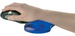 Repose-poignet pour souris Fellowes gel Crystal