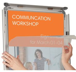 Cadre porte-affiche Premium Plus, A2, 32 mm