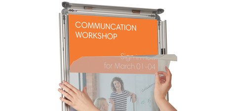 Cadre porte-affiche Premium Plus, A2, 32 mm