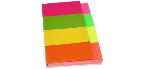 Paper bookmarks, 20 x 50 mm,