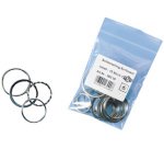 Anneaux porte-clé en métal, en sachet