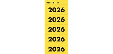 Étiquette pour classeur 'Année 2027', bleu