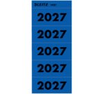 Étiquette pour classeur 'Année 2027', bleu