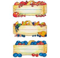 Étiquette de cuisine Carreau Vichy, 76 x 23 mm, rouge