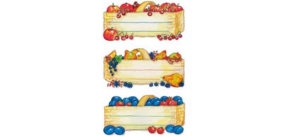 Étiquette de cuisine Carreau Vichy, 76 x 23 mm, rouge