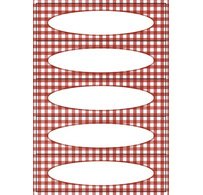 Étiquette de cuisine Choix de fruits, 76 x 28 mm