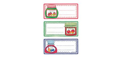 Étiquette de cuisine Baies diverses, 76 x 35 mm