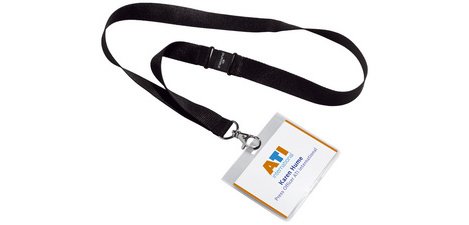 Badge à lacet textile Durable 95 x 75 mm