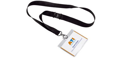 Badge à lacet textile Durable 95 x 75 mm