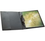 chemise à pince à levier, A4, plastique, noir