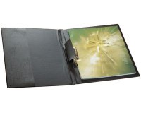 chemise à pince à levier, A4, plastique, noir