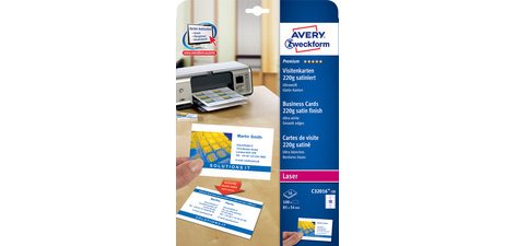 Quick & Clean Cartes de visites, 25 feuilles