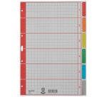 Intercalaires en carton extra solide, blanc, A4, 6