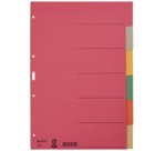 Intercalaires en carton extra solide, blanc, A4, 6