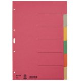 Intercalaires en carton extra solide, blanc, A4, 6