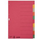 Intercalaires en carton extra solide, blanc, A4, 10