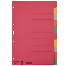 Intercalaires en carton extra solide, blanc, A4, 10