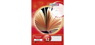 cahier octave format A6, quadrillé, 70 g/m2, 64 pages