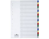 Intercalaires numérotées A4 polypropylène Durable 20 onglets - 1 jeu