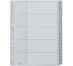 Intercalaires en plastique, A-Z, format A4 extra large