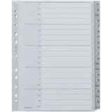 Intercalaires en plastique, A-Z, format A4 extra large