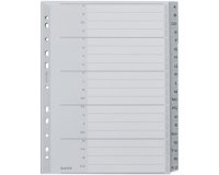 Intercalaires en plastique, A-Z, format A4 extra large