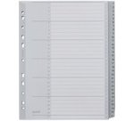 Intercalaires en plastique, numéroté, format A4 extra