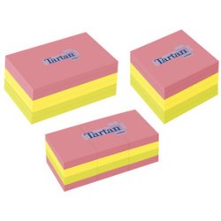 Herkleefbare notes 76 x 76 mm fluo assortiment