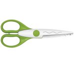 Ciseaux cranteurs, découpe Zig Zag, orange