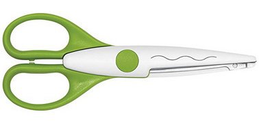 Ciseaux cranteurs, découpe Zig Zag, orange