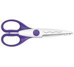 Ciseaux cranteurs, découpe vagues, vert